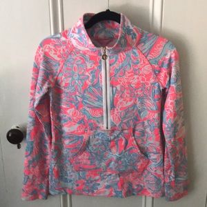 Lily Pulitzer 1/2 zip sunshirt